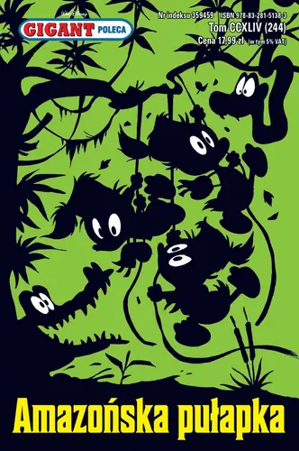 Okładka: Gigant Poleca. Amazońska pułapka. Tom 3/2023