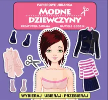 Okładka: Papierowe ubranka. Modne dziewczyny