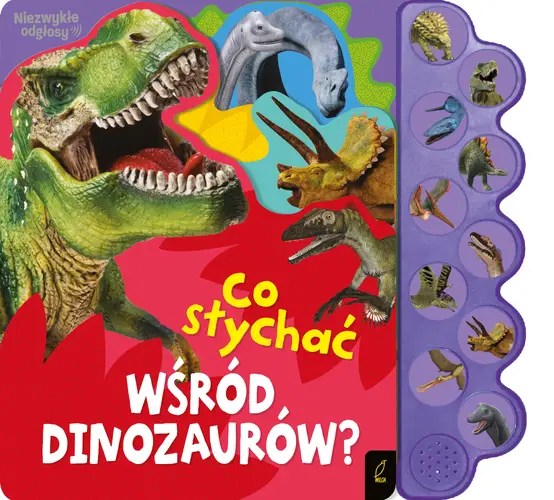 Okładka: Co słychać wśród dinozaurów?
