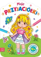 Okładka: Kolorowanka dla dziewczynek. Moje przyjaciółki