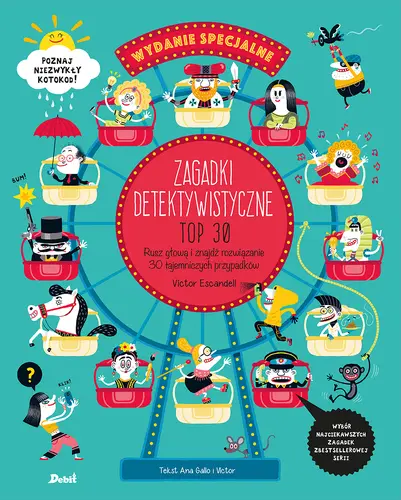Okładka: Zagadki detektywistyczne. Top 30