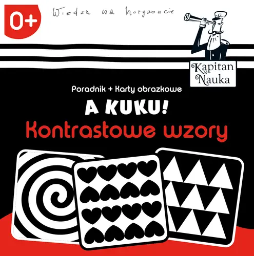 Okładka: A kuku! Kontrastowe wzory Poradnik + karty obrazkowe