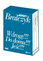 Okładka: „W drogę!!!”, „Do domu!!!”, „Jeść!!!” - komplet w etui z audiobookami