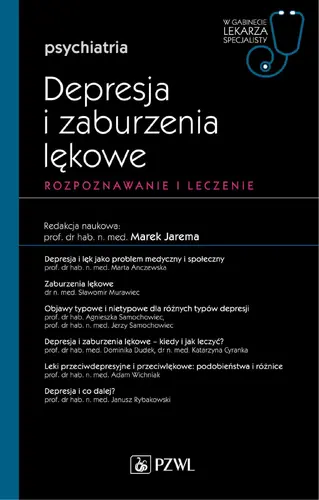 Okładka: Depresja i zaburzenia lękowe. W gabinecie lekarza specjalisty.