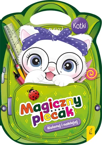 Okładka: Magiczny plecak. Kotki