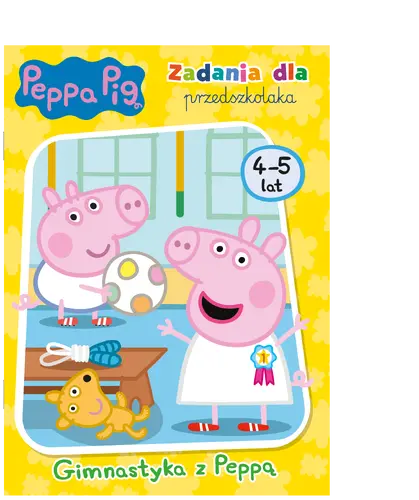 Okładka: Peppa Pig. Zadania dla przedszkolaka. Gimnastyka z Peppą!
