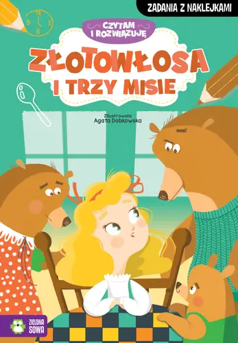 Okładka: Czytam i rozwiązuję. Złotowłosa i trzy misie