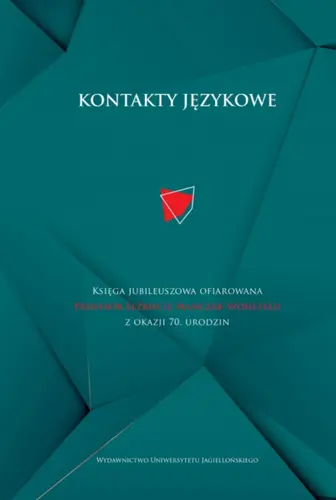 Okładka: Kontakty językowe