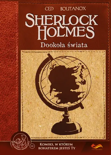 Okładka: Komiks paragrafowy. Sherlock Holmes. Dookoła świata