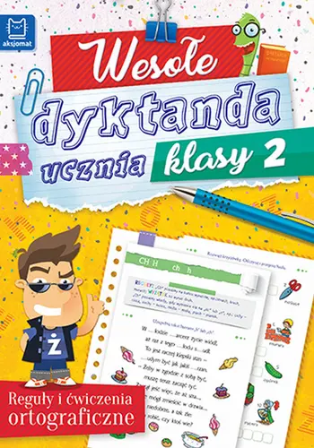 Okładka: Wesołe dyktanda ucznia klasy 2