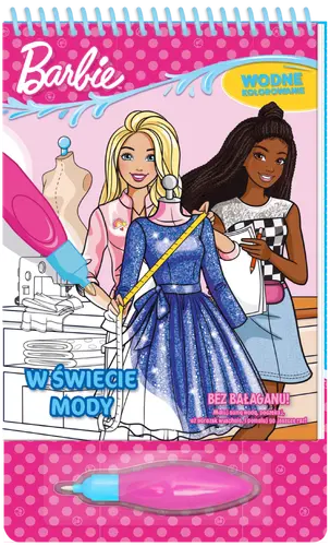 Okładka: Barbie. Wodne kolorowanie cz. 4 W świecie mody