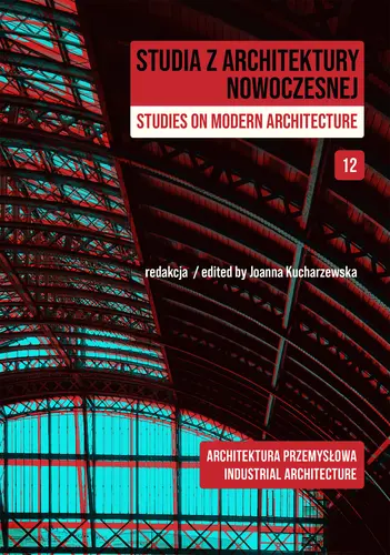 Okładka: Studia z Architektury Nowoczesnej, tom 12