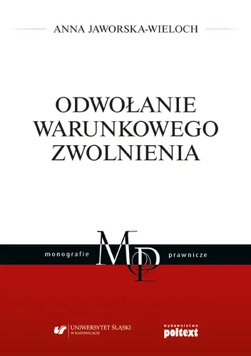 Okładka: Odwołanie warunkowego zwolnienia