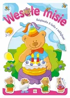 Okładka: Wesołe misie. Książeczka 2-latka z naklejkami.