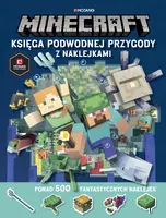 Okładka: Minecraft. Księga podwodnej przygody z naklejkami