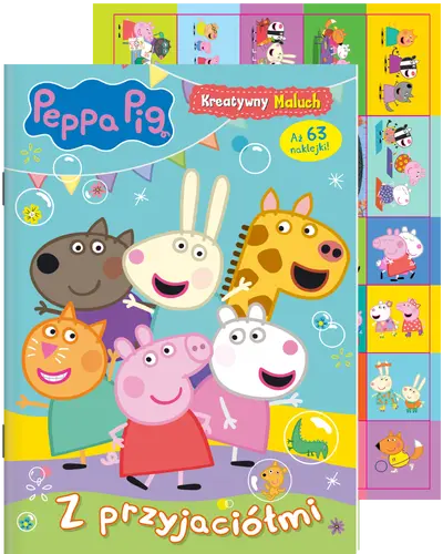 Okładka: Peppa Pig. Kreatywny Maluch cz. 8 Z przyjaciółmi