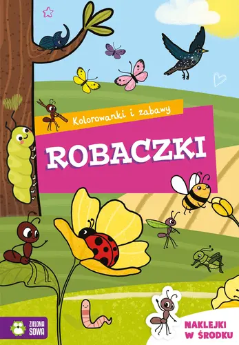 Okładka: Kolorowanki i zabawy. Robaczki