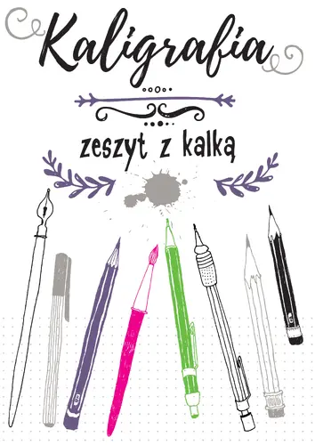 Okładka: Kaligrafia. Zeszyt z kalką