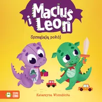 Okładka: Maciuś i Leon sprzątają pokój