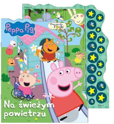 Okładka: Peppa Pig. Przyjaciele z bajki cz. 13 Na świeżym powietrzu