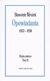 Okładka: Opowiadania 1953-1959