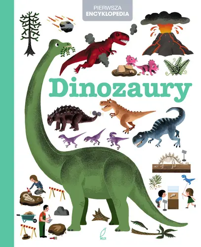 Okładka: Encyklopedia dla dzieci. Dinozaury