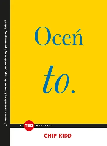 Okładka: Oceń to (TED Books)
