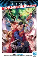 Okładka: Liga Sprawiedliwości – Epidemia, tom2