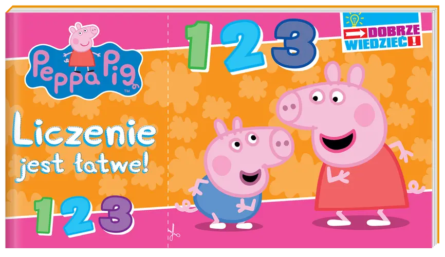 Okładka: Peppa Pig. Dobrze wiedzieć. Liczenie jest łatwe!