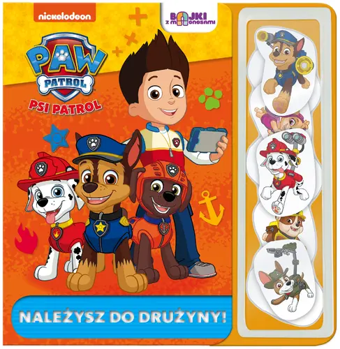 Okładka: Psi Patrol. Bajki z magnesami. Należysz do drużyny!