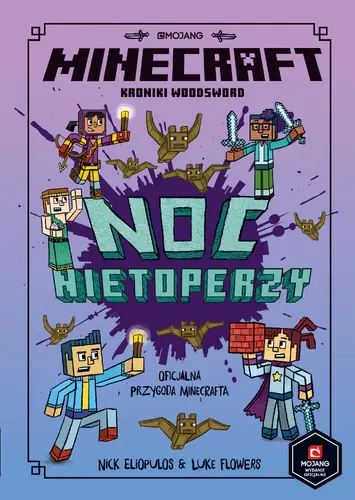 Okładka: Minecraft. Noc nietoperzy