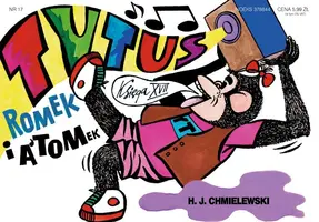 Okładka: Tytus, Romek i A'Tomek. Księga XVII. Tytus muzykiem