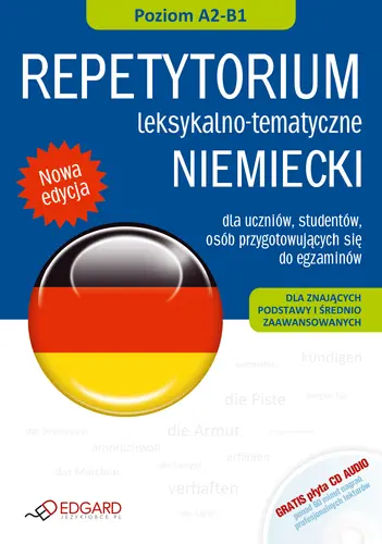 Okładka: Niemiecki Repetytorium leksykalno-tematyczne (poziom A2-B1)