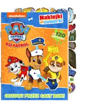 Okładka: Psi Patrol. Naklejki na numerki cz. 4 Gotowi przez cały rok!