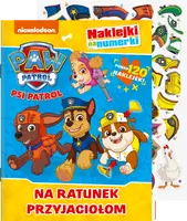 Okładka: Psi Patrol. Naklejki na numerki. Na ratunek przyjaciołom!
