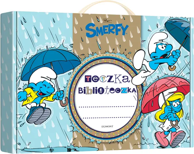 Okładka: Smerfy. Teczka biblioteczka