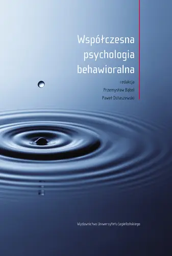 Okładka: Współczesna psychologia behawioralna