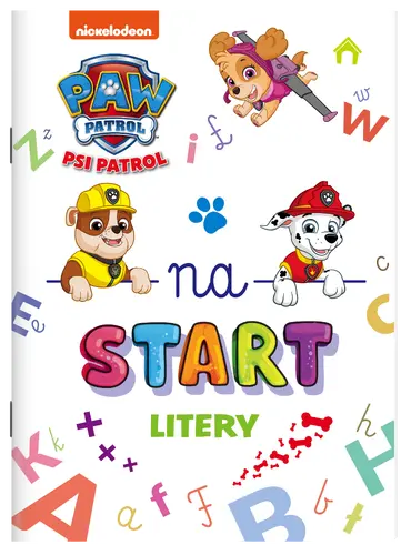 Okładka: Psi Patrol. Na start… Litery