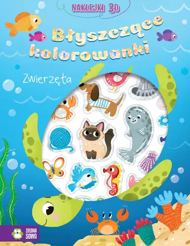 Okładka: Błyszczące kolorowanki. Zwierzęta