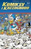 Okładka: Kaczor Donald i Sknerus McKwacz na tropie wielkiej przygody