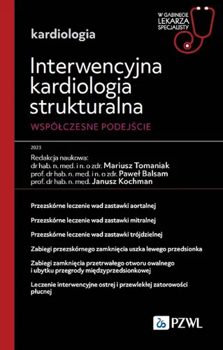 Okładka: Interwencyjna kardiologia strukturalna. Współczesne podejście