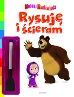 Okładka: Rysuję i ścieram. Masza i Niedźwiedź