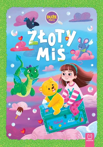 Okładka: Złoty Miś. Duże litery. Oprawa twarda