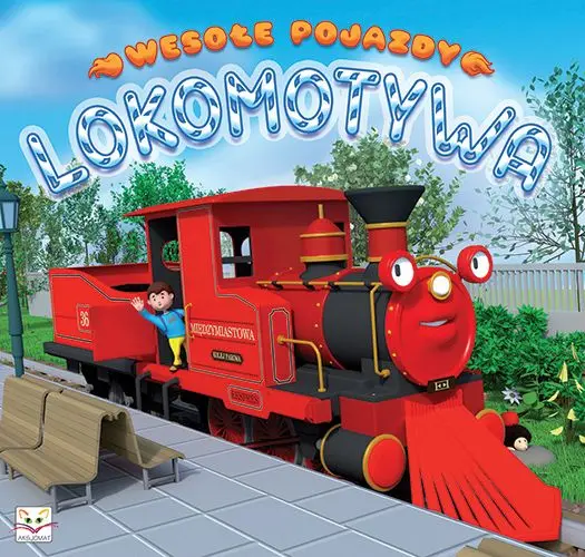 Okładka: Wesołe pojazdy. Lokomotywa