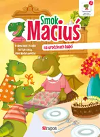 Okładka: Smok Maciuś na urodzinach babci