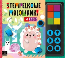 Okładka: Stempelkowe malowanki. W lesie
