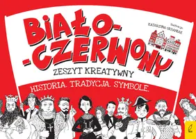 Okładka: Biało-czerwony zeszyt kreatywny