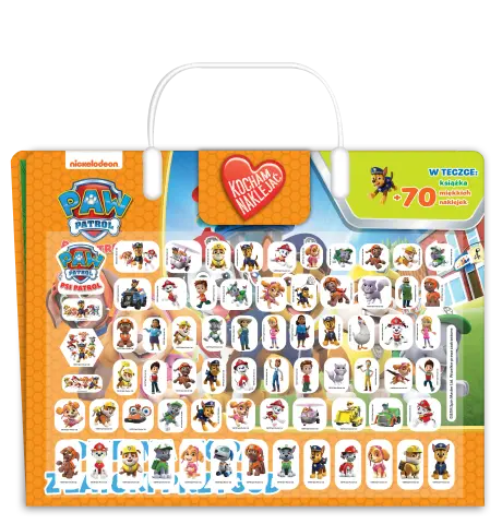 Okładka: Psi Patrol. Kocham naklejać cz. 4 Dzielna ekipa z zatoki przygód