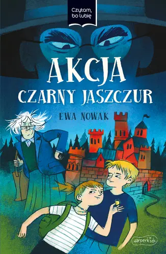 Okładka: Akcja Czarny Jaszczur. Czytam, bo lubię