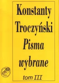 Okładka: Pisma wybrane tom III